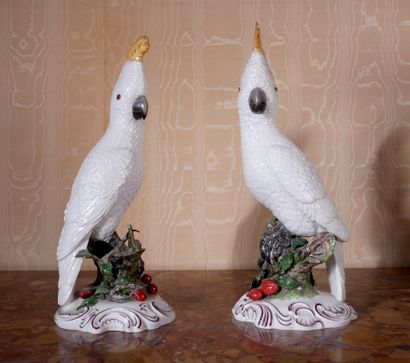 *NYMPHENBOURG
Paire de sculptures polychromes...