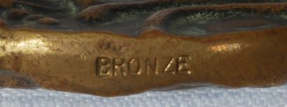 Max LE VERRIER

Médaille en bronze patinée...