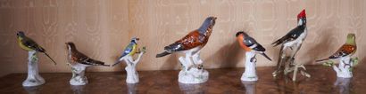 *MEISSEN
Dix sept statuettes en porcelaine...