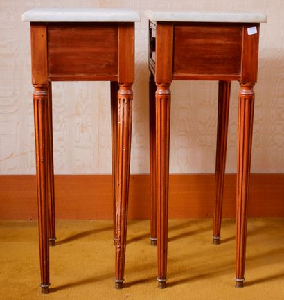*GALLOT Frères
Paire de tables de salon en...