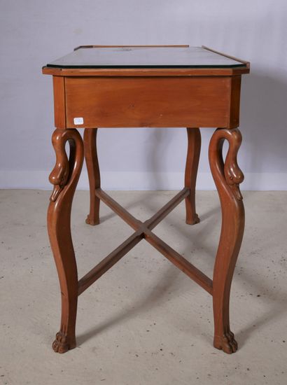 Mobilier de chambre à coucher en bois naturel...