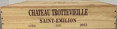 6 bouteilles Château TROTEVIELLE, Saint Emilion...