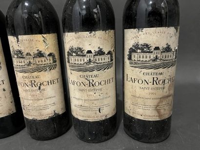 6 	bouteilles 	Château 	LAFON-ROCHET, 4°...