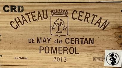 6 bottles Château CERTAN de MAY, Pomerol...