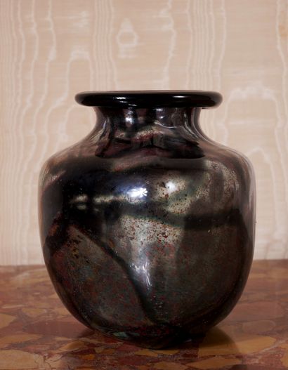 *Jean Paul van LITH (1940-)
Vase en verre...