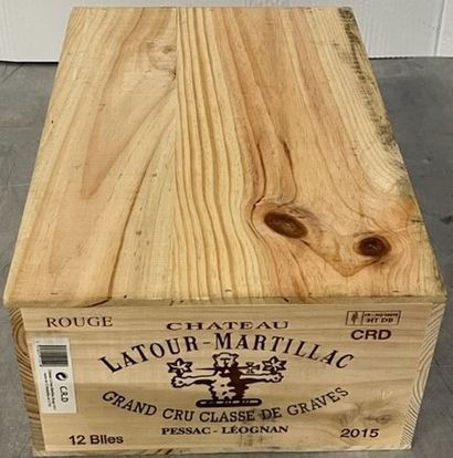 12 bouteilles Château LA TOUR MARTILLAC,...