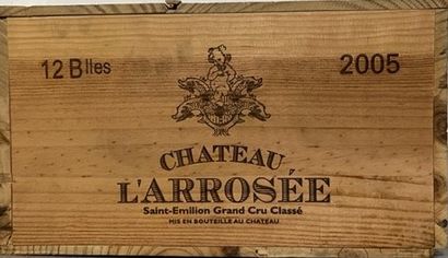 12 bottles Château L'ARROSEE, Saint Emilion...