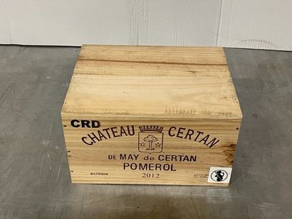 6 bottles Château CERTAN de MAY, Pomerol...