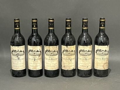 6 	bouteilles 	Château 	LAFON-ROCHET, 4°...