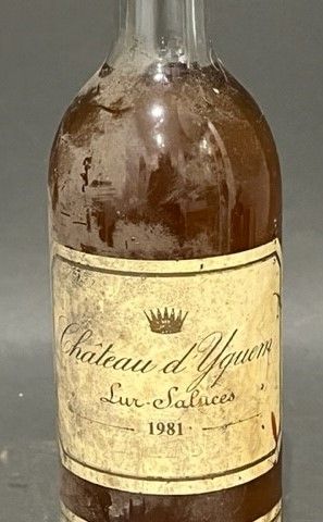 1	 bouteille 	Château 	D'YQUEM, 1er cru supérieur...
