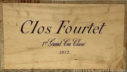 12 bottles Château CLOS FOURTET, Saint Emilion...