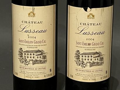 2 bottles Château LUSSEAU, Saint-Émilion...