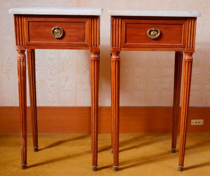 *GALLOT Frères
Paire de tables de salon en...