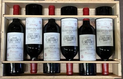 6 bottles Château GRAND PUY LACOSTE, Pauillac...