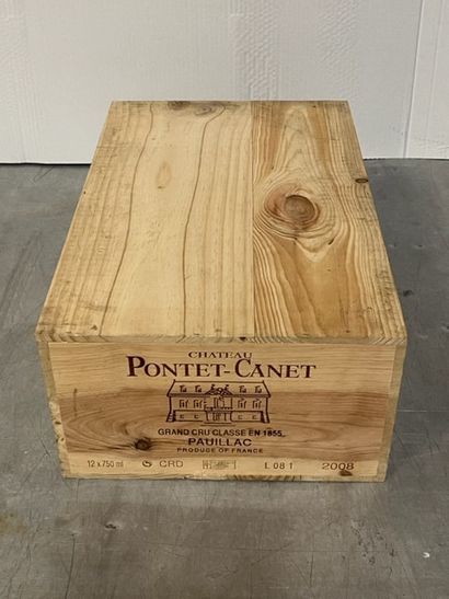 12 bottles Château PONTET-CANET, Pauillac...