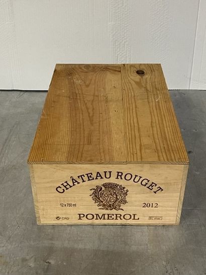 12 bouteilles Château ROUGET, Pomerol 2012,...