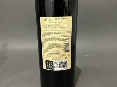 4 	bouteilles 	Château 	BELLE-VUE, 	Haut-Médoc...