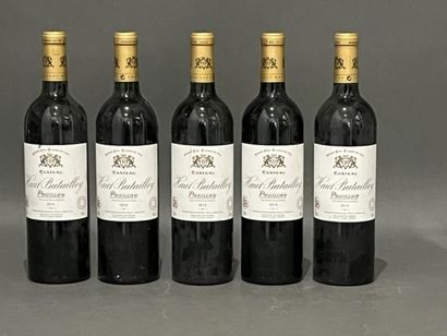 5 bouteilles 	Château 	HAUT BATAILLEY,5ème...