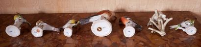*MEISSEN
Dix sept statuettes en porcelaine...