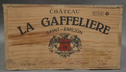 12 	bouteilles 	Château 	LA GAFFELIÈRE, 1°...