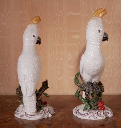 *NYMPHENBOURG
Paire de sculptures polychromes...