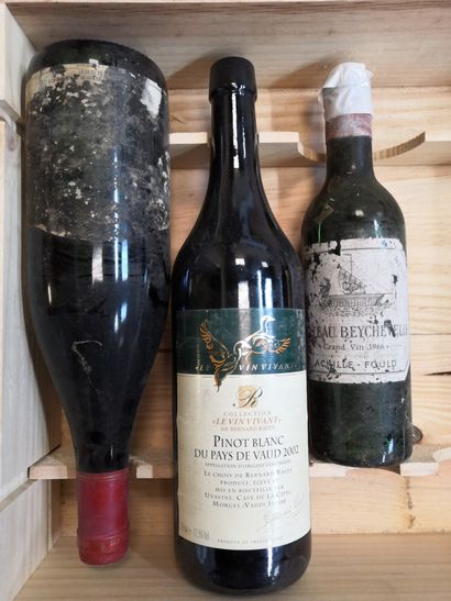 1 bouteille pinot blanc du pays de Vaud 2002...
