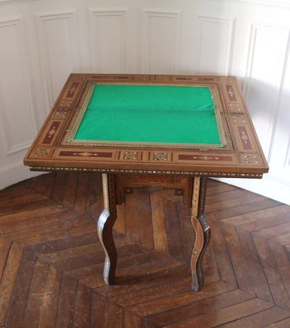 Table à jeux à plateau portefeuille en bois...