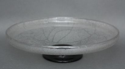 DAUM Nancy
Coupe en verre transparent blanc...