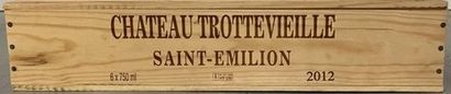 6 bouteilles Château TROTEVIELLE, Saint Emilion...