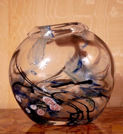 *Jean Paul van LITH (1940-)
Vase en verre...