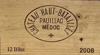 12 bottles Château HAUT BATAILLET, Pauillac...
