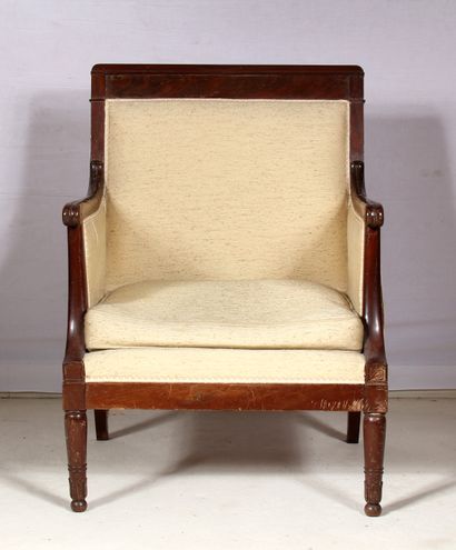 Bergère en acajou XIXème s.

H : 93 L : 64...