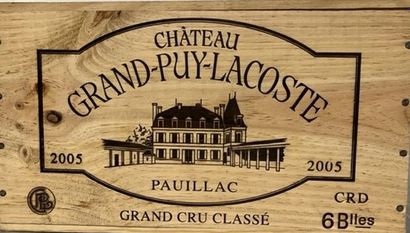 6 bottles Château GRAND PUY LACOSTE, Pauillac...