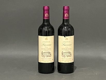 2 bottles Château LUSSEAU, Saint-Émilion...