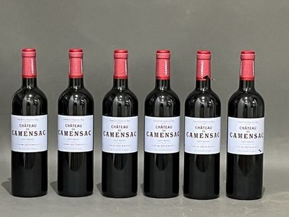 Six bottles Château de CAMENSAC, Haut Médoc...