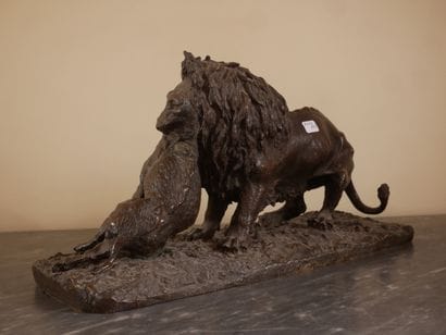 Christophe FRATIN (1801- 1864) d'après
Lion...