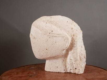 Ecole moderne
Tête cubisante
Sculpture en...