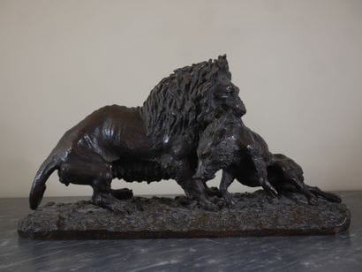 Christophe FRATIN (1801- 1864) d'après
Lion...