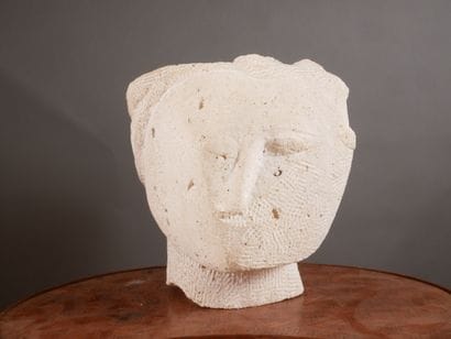 Ecole moderne
Tête cubisante
Sculpture en...