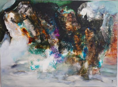 Marc TRABYS (1952-)
Le promeneur Saturne
Huile...