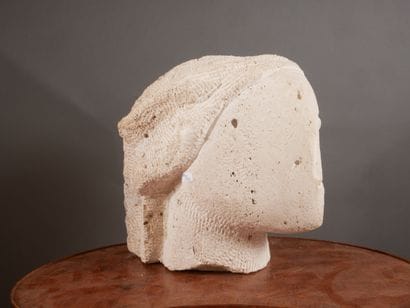 Ecole moderne
Tête cubisante
Sculpture en...