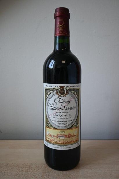 1 bottle CH. RAUZAN-GASSIES, 2° cru Margaux...