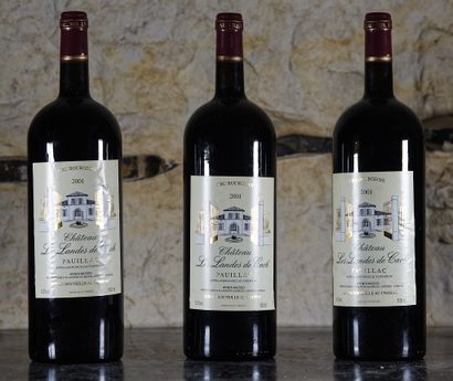 3 magnums CH. LA LANDES DE CACH Pauillac...