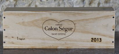 1 magnum CH. CALON-SÉGUR, 3° cru Saint-Estèphe...