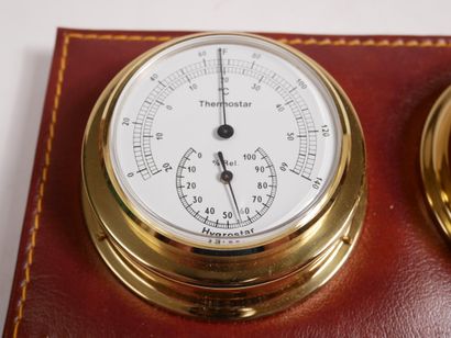 LANCEL 


Cartel formant baromètre-thermomètre...
