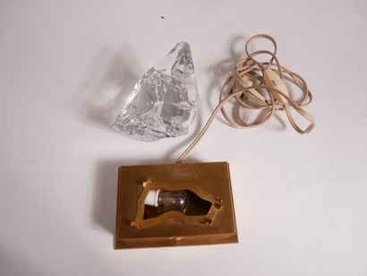BACCARAT 


Lampe rocher en cristal de forme...