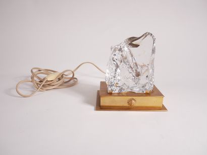 BACCARAT 


Lampe rocher en cristal de forme...