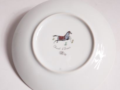HERMES 


Petite assiette, modèle Cheval...