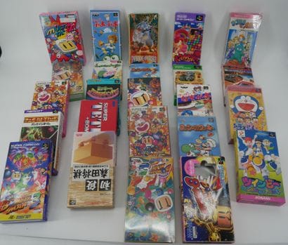*NINTENDO
Twenty-three games for Super Famicom...