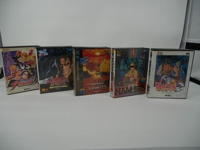 *SNK
Set of 5 games for NeoGeo AES in Japanese...